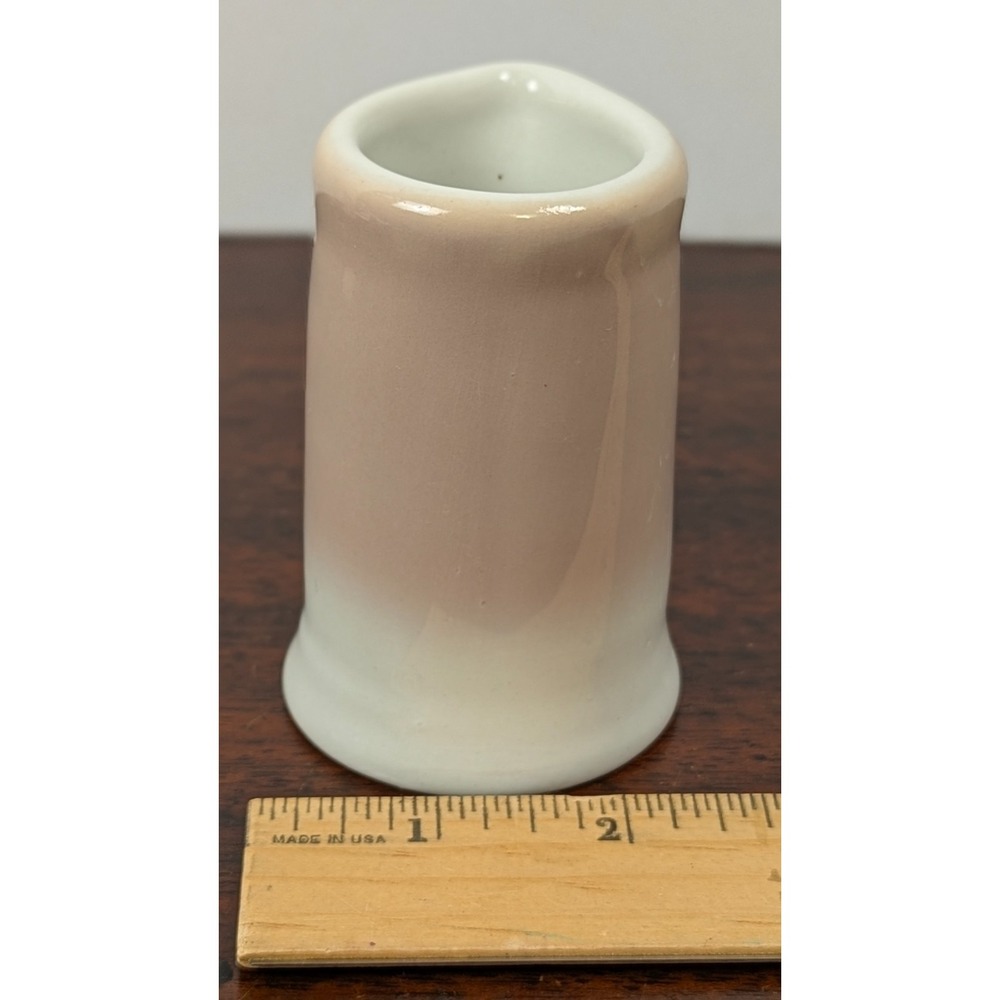 Caribe Puerto Rico Pottery Creamer Pitcher Beige Stoneware Mid Century 3.5" - Picture 4 of 7